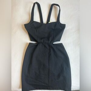 BCBGENERATION Black Dress with Cutout - Size 0, New with Tags